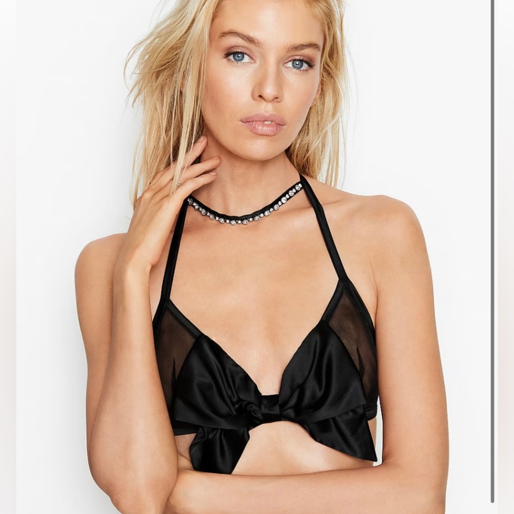 NWT Victoria’s Secret Rhinestone Choker Lingerie Bra